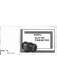 Kopil Kopil CdS manual. Camera Instructions.